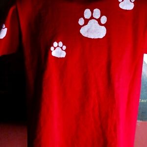 Cute Pet Animal Dog Paw Trail T-Shirt